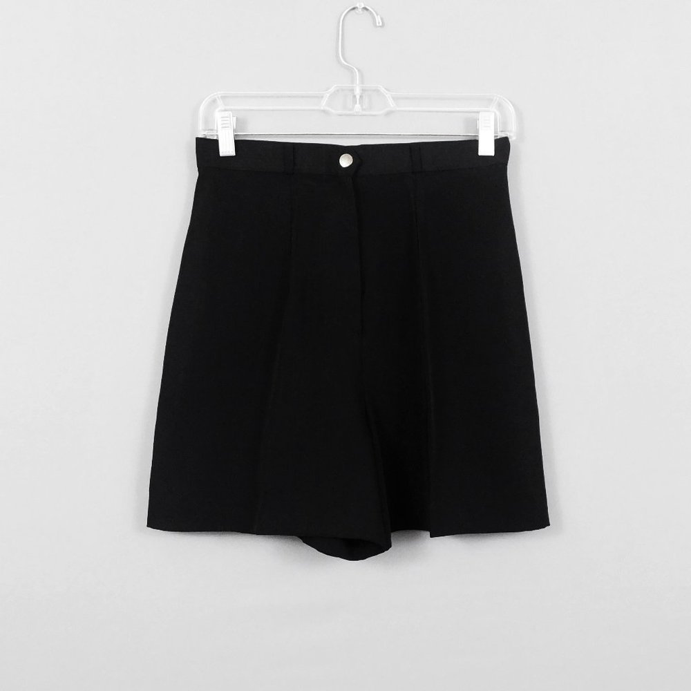 Lessai Women Shorts Black Silver‎ S